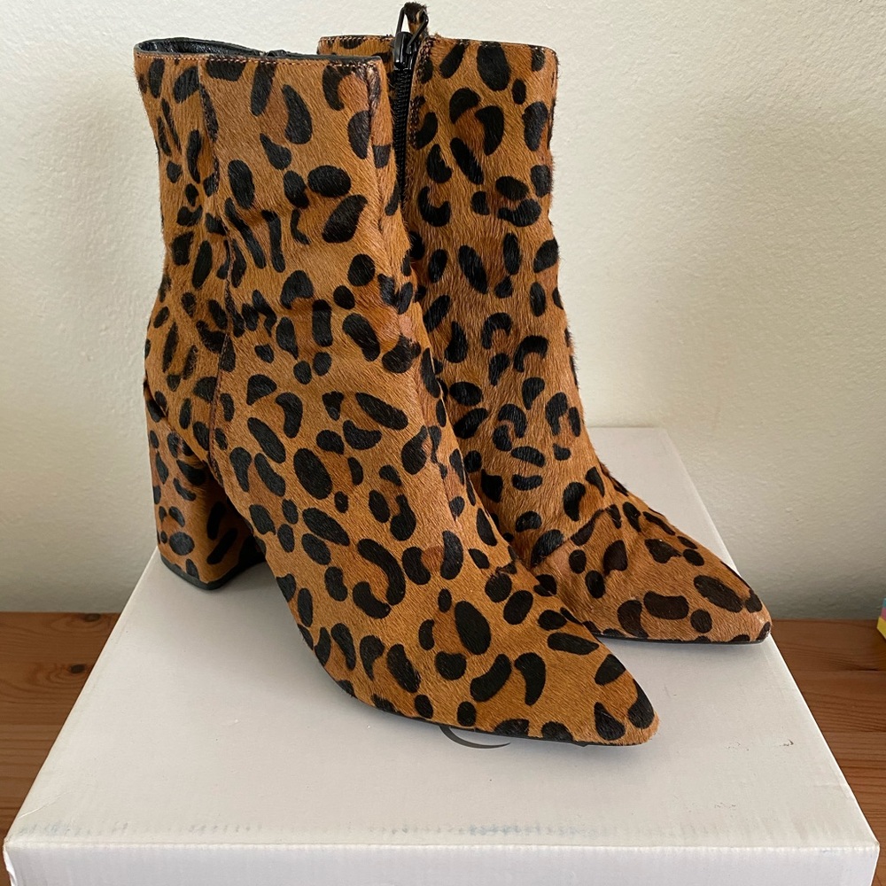 Topshop Leopard Bootie